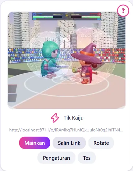 Klik Salin Link sampai muncul Tersalin!
