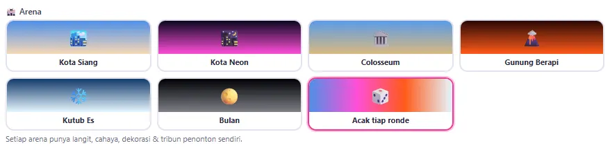 Pilihan Arena duel