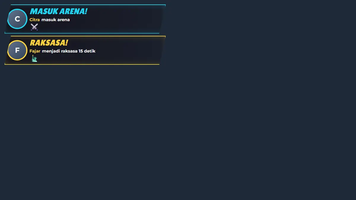 Tampilan overlay Efek & kekuatan dari link (data contoh pratinjau, latar gelap hanya untuk screenshot)